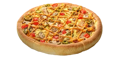 A restaurant pizza scanned for Smartly Menu